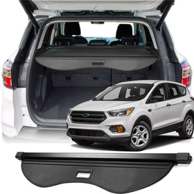 Volcaner front view installed in Ford Escape showing full coverage and privacy