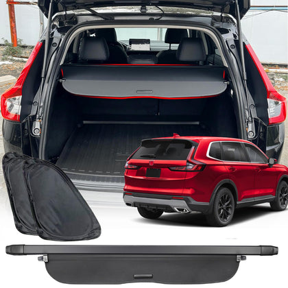 Volcaner front view installed in CR-V showing neat privacy cover and improved security