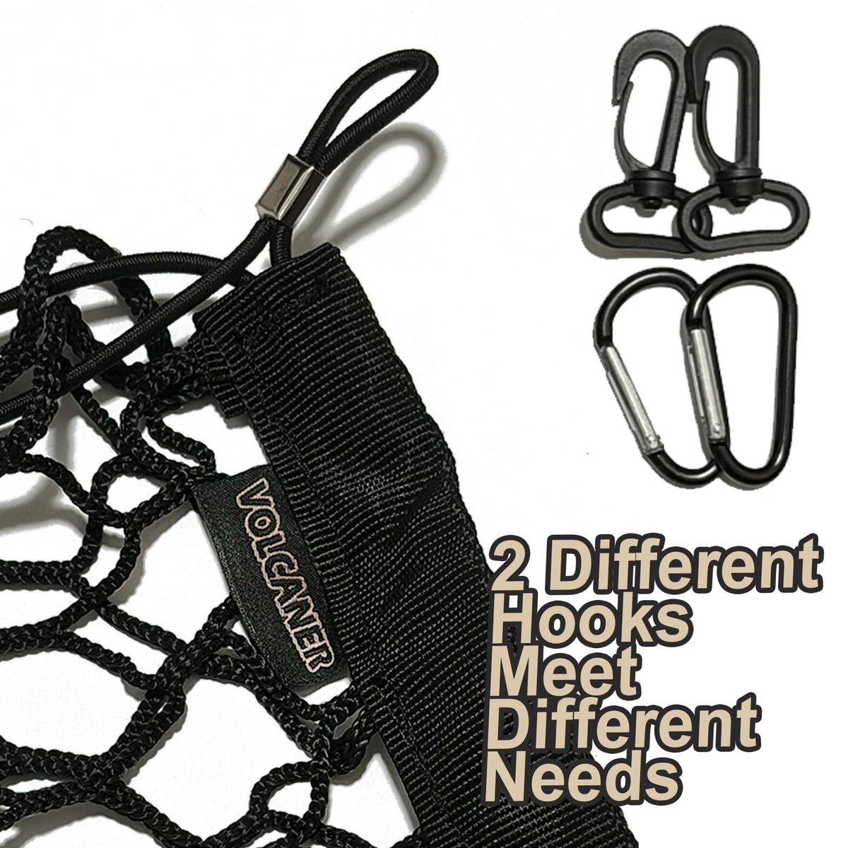 Volcaner top clip and pull tab shown for effortless installation