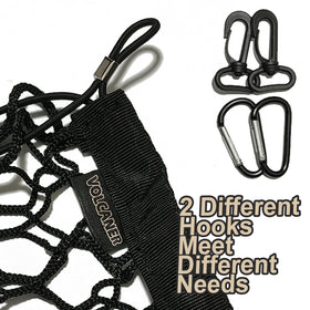 Volcaner top clip and pull tab shown for effortless installation
