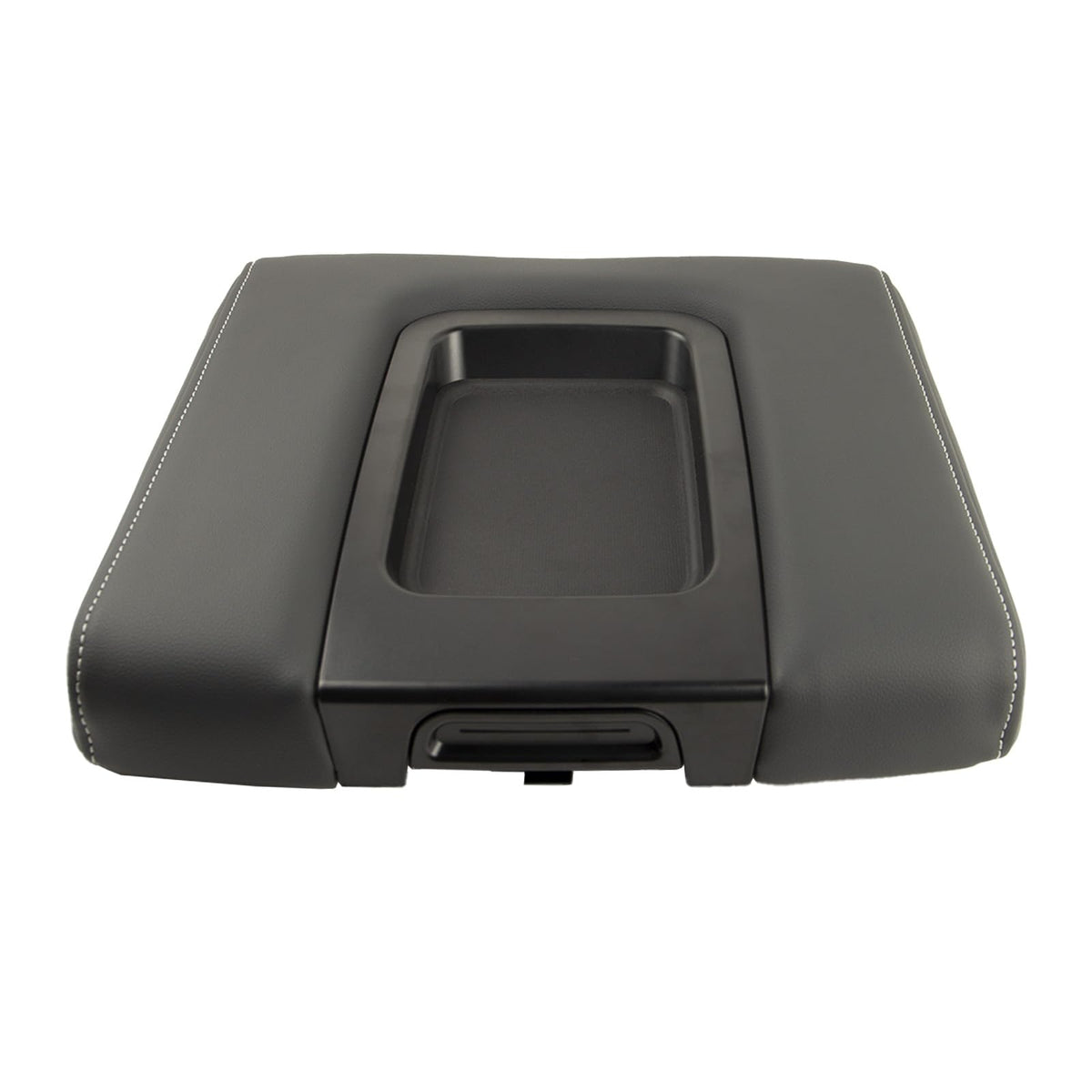 Volinsya front view armrest cover showing neat fit and renewed console appearance