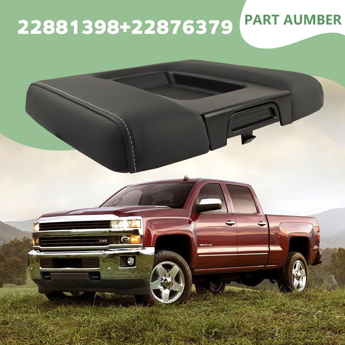 Volinsya installed armrest cover in vehicle showing improved comfort and style