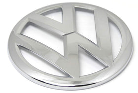 Volkswagen emblem front view showing badge and fitment benefits