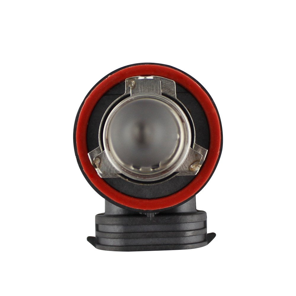 Voltage Automotive H11 base and prongs detail for easy plug-and-play fitment