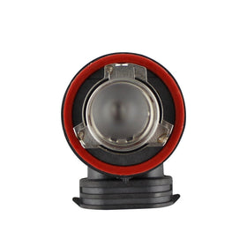 Voltage Automotive H11 base and prongs detail for easy plug-and-play fitment