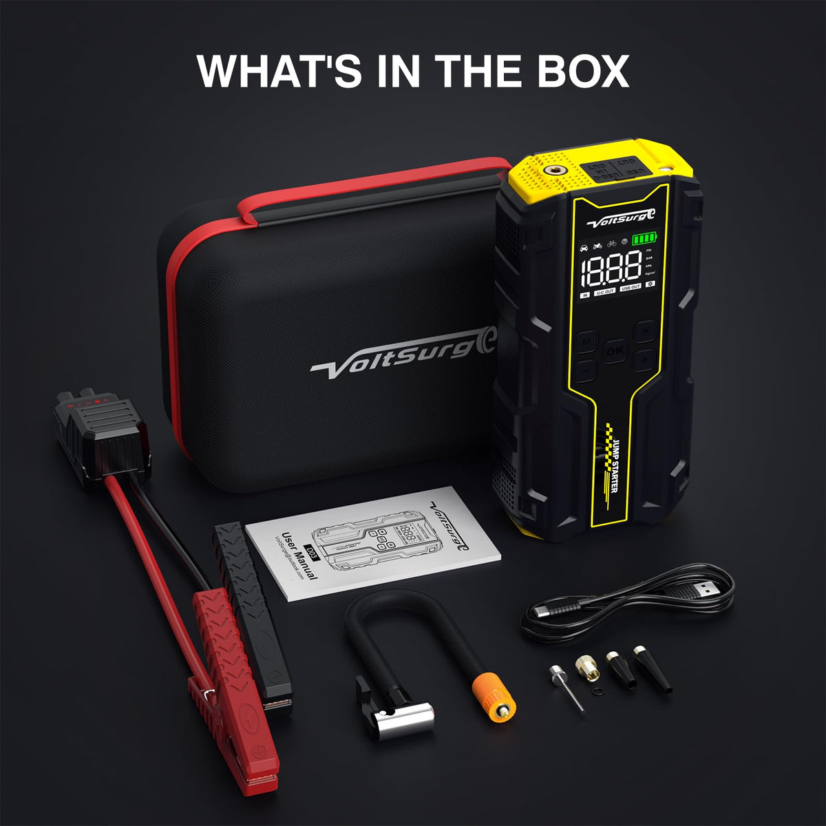 VoltSurge accessory EVC storage box showing organized transport and protection