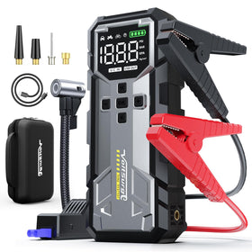 VoltSurge front panel showing ports and compressor outlet for easy operation
