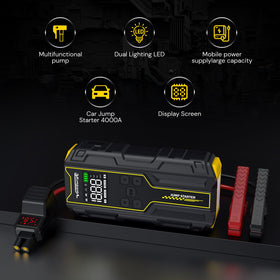 VoltSurge size comparison with hands showing portable, easy-to-carry design