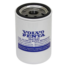 Volvo Penta close-up of filter media texture highlighting 6‑micron capture