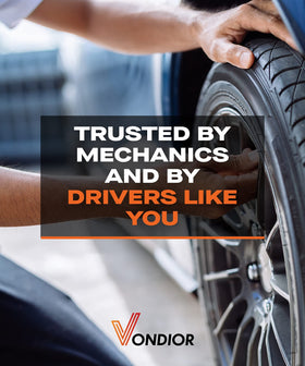 VONDIOR gauge stored inside glovebox for ready roadside tire pressure checks