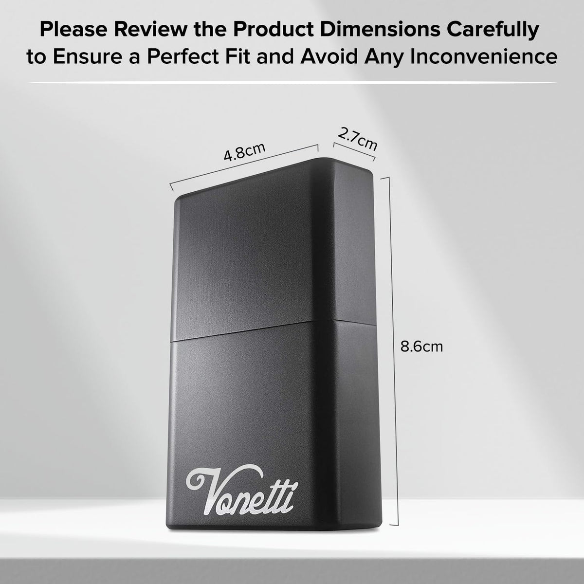 VONETTI soft interior close-up protecting key fob from scratches