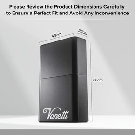 VONETTI soft interior close-up protecting key fob from scratches