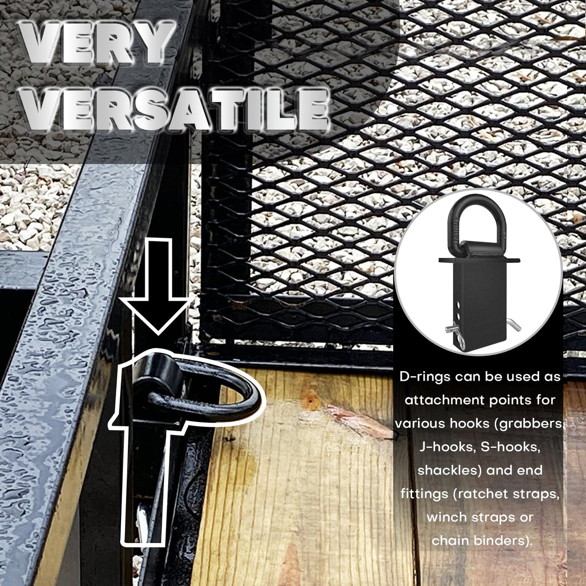 VONLX close-up of welded joint and powder coat finish for long-lasting corrosion resistance