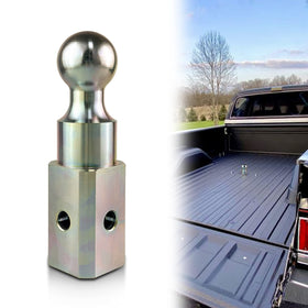 VONLX front view gooseneck ball showing robust forged-steel and fitment benefits