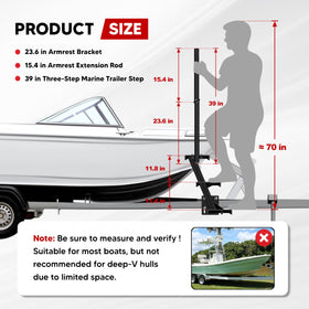 VONLX handrail and triangular support detail providing sturdy grip