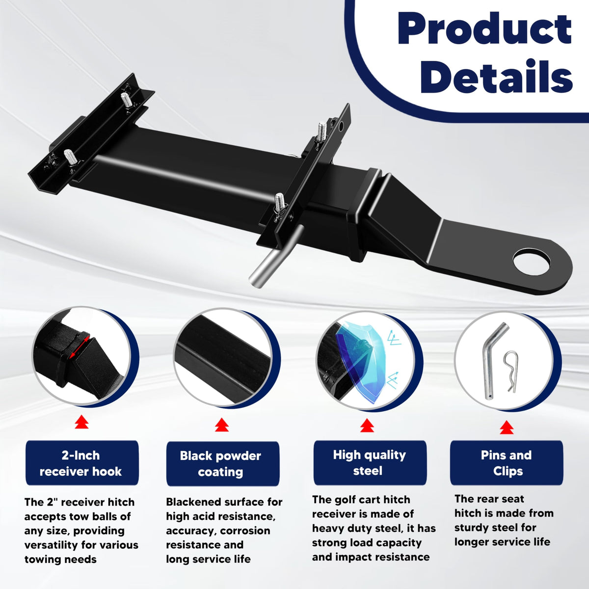 VONLX included pins clips and mounting hardware for quick, complete installation