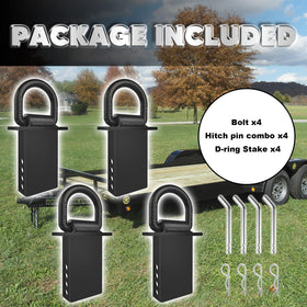 VONLX D-ring under load demonstrating strength and reliable cargo restraint benefit