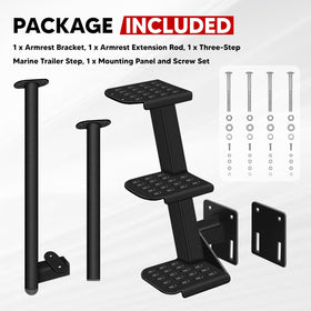 VONLX size comparison with boot illustrating step scale and safety