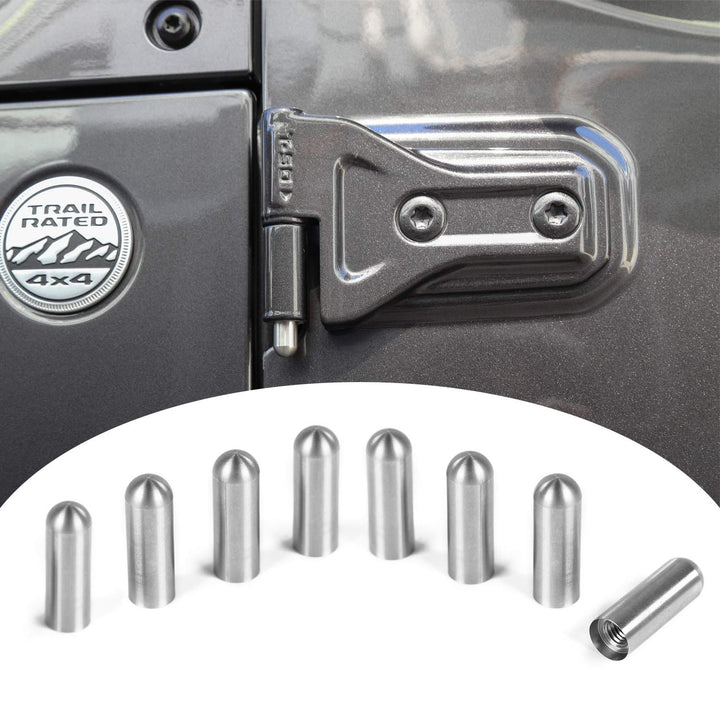 Voodonala front packaging showing complete 8pc hinge pin kit and benefits