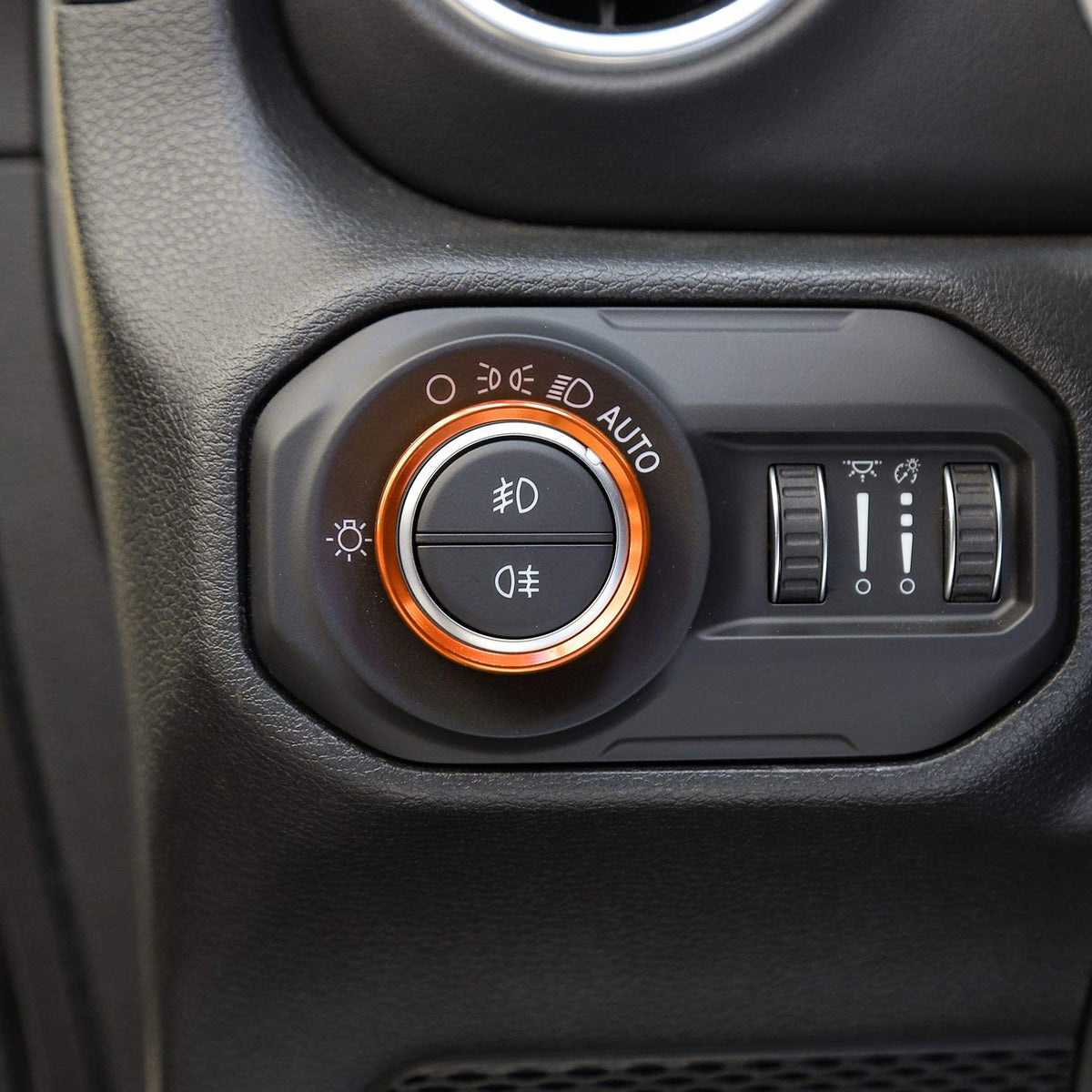 Voodonala AC knob cover in use demonstrating preserved control operation
