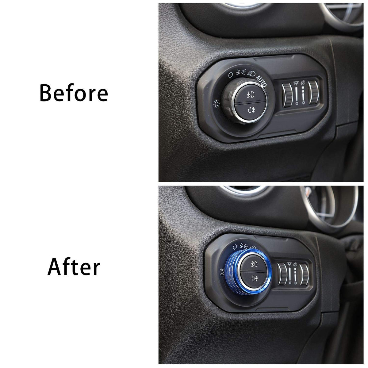 Voodonala installed in Jeep interior showing stylish accent and wear protection