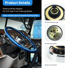 VOONKE adapter installed on steering column demonstrating real-world compatibility