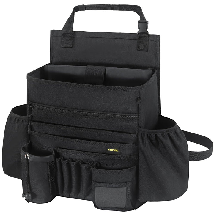 VOPQL front view showing entire organizer and tidy storage benefit