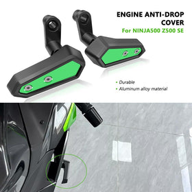 VORILES mounted on NINJA500 Z500 SE side profile illustrating engine protection