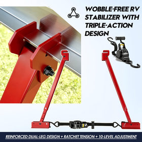 Vornalex ratchet mechanism close-up showing easy tension control benefit