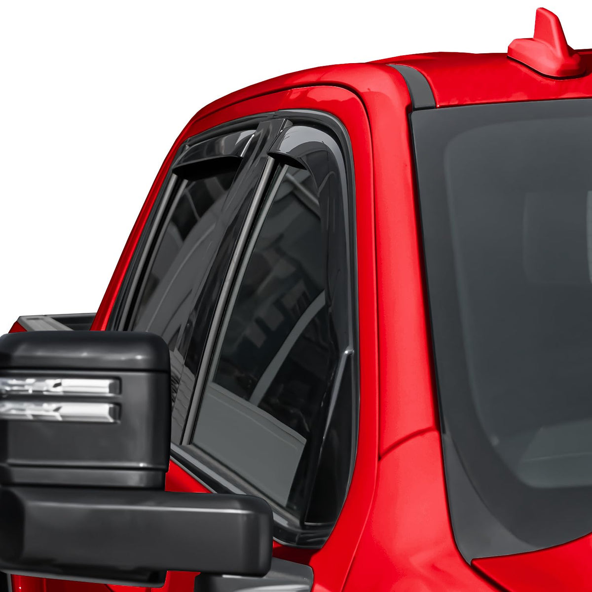 Voron Glass front driver deflector close view demonstrating secure channel mount