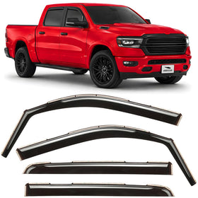 Voron Glass front packaging showing fit for Dodge RAM 1500 and protection benefit
