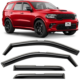 Voron Glass front passenger-side visor showing sleek OEM-style fit and protection