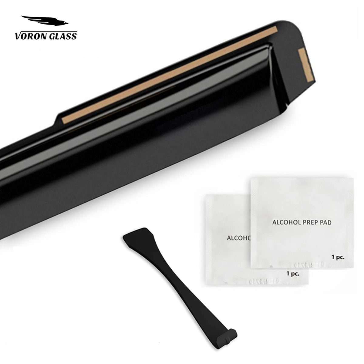 Voron Glass installation tools and parts laid out for easy, secure fit