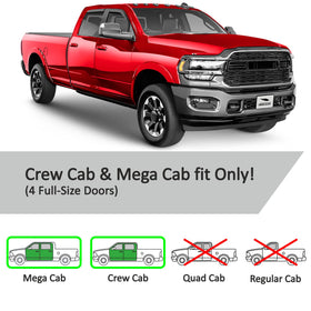 Voron Glass on RAM truck driver side lifestyle view for sleek appearance