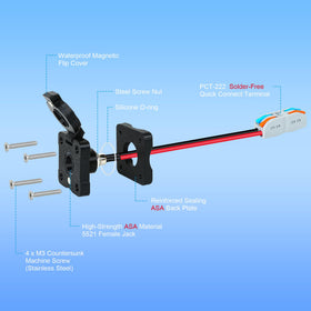 VORZOKISPL installed on a boat transom showing marine-grade weather resistance