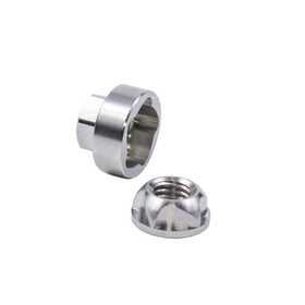 VOSANTU close-up of nut thread and curved profile highlighting tamper resistance