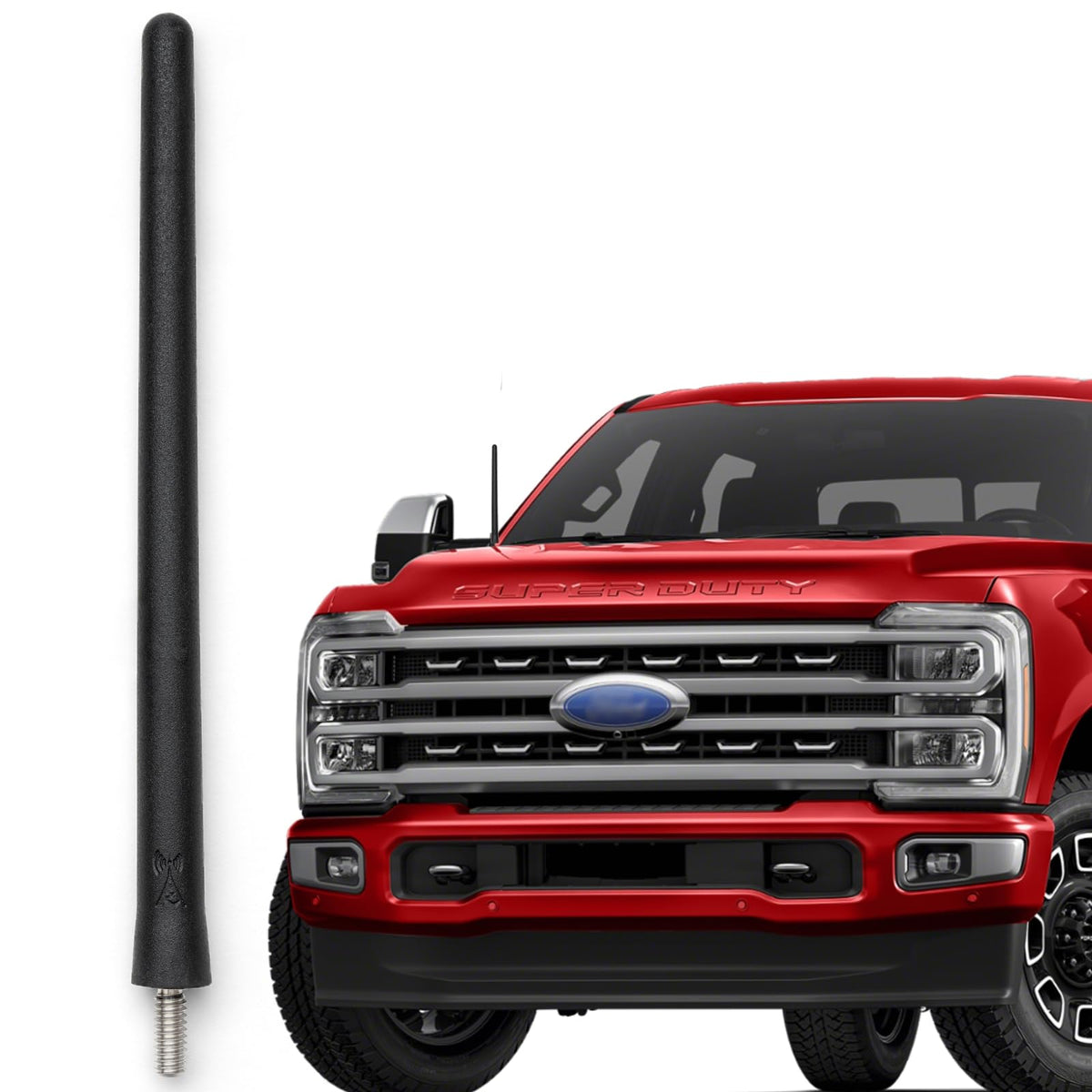 Votex front view installed on F-350 showing sleek profile and improved appearance