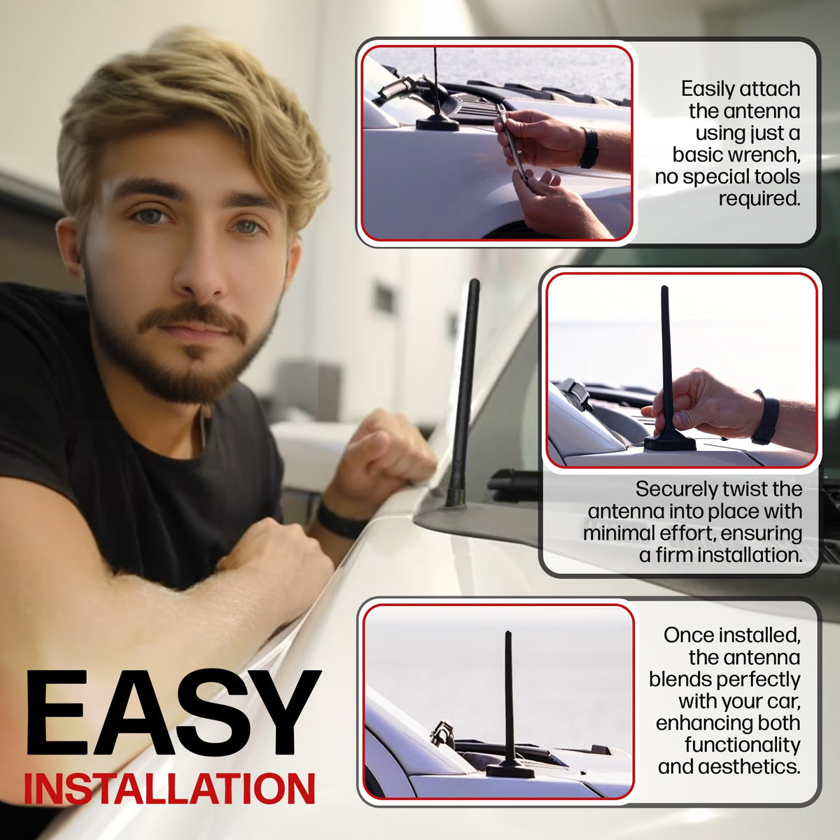 Votex installed on Frontier side profile demonstrating subtle height and sleek appearance