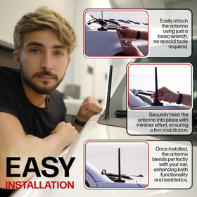 Votex installed on Frontier side profile demonstrating subtle height and sleek appearance