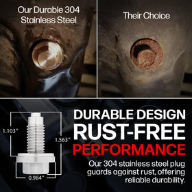 Votex next to a 15mm wrench showing size and correct tool fit benefit