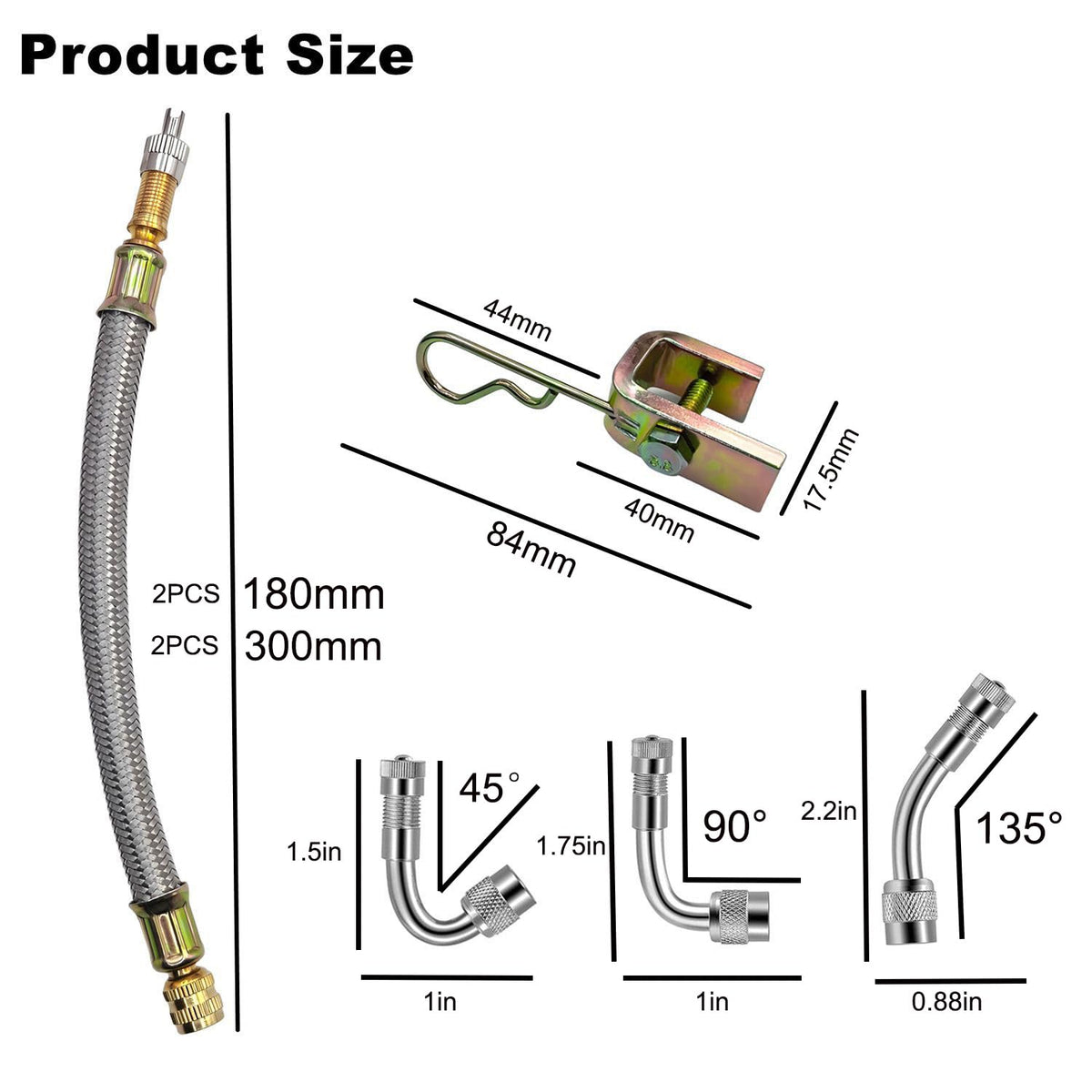 VOTNMIC braided stainless steel hose detail for durability