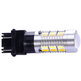 Vouke bulb installed showing amber turn signal flash for clearer signaling