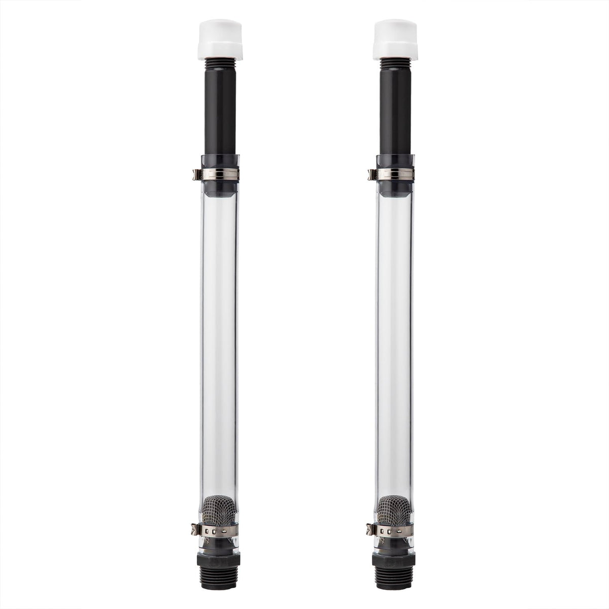 VP Racing 14-inch filler hose front packaging showing included cap and two hoses benefits tidy storage