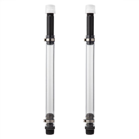 VP Racing 14-inch filler hose front packaging showing included cap and two hoses benefits tidy storage