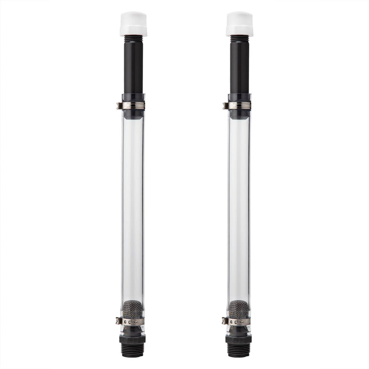 VP Racing 14-inch filler hose front packaging showing included cap and two hoses benefits tidy storage