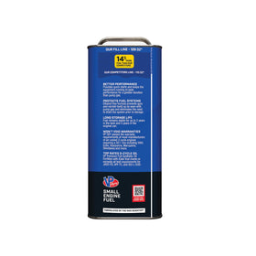 VP Racing label detail highlighting 50:1 premix and ethanol-free formula for protection