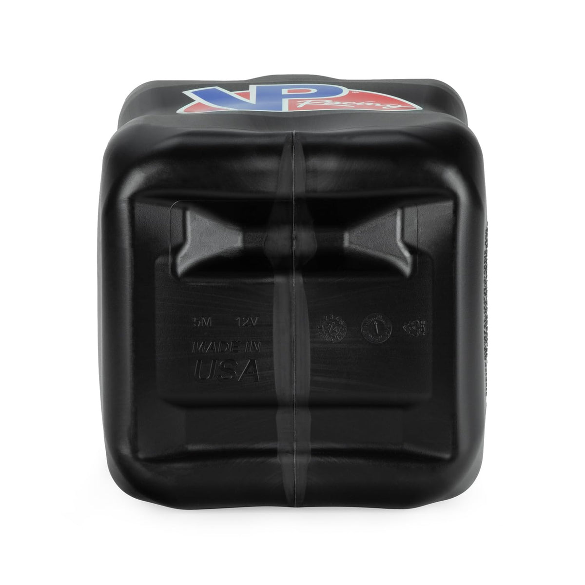 VP Racing full jug in workshop use demonstrating safe storage and easy handling benefit