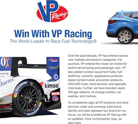 VP Racing hose coiled for storage demonstrating compact, portable design
