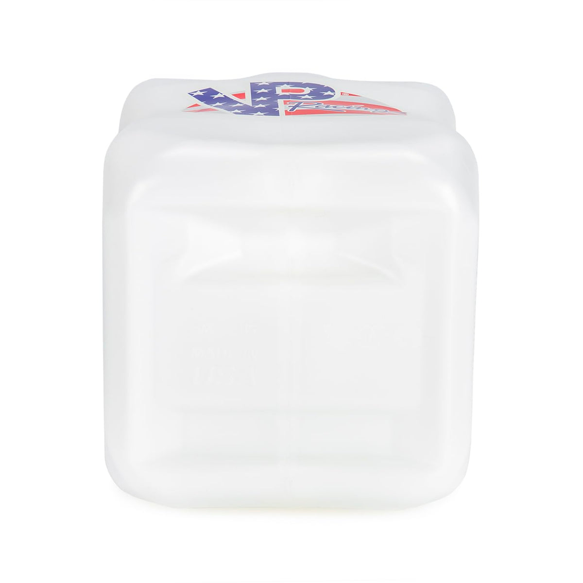 VP Racing jug with 15-inch hose attached showing directed pouring and spill control