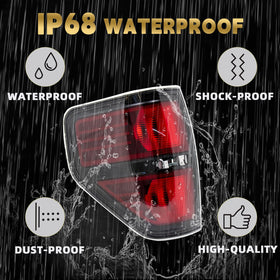 VPIMOZO tail light beside ruler showing dimensions for easy fit confirmation